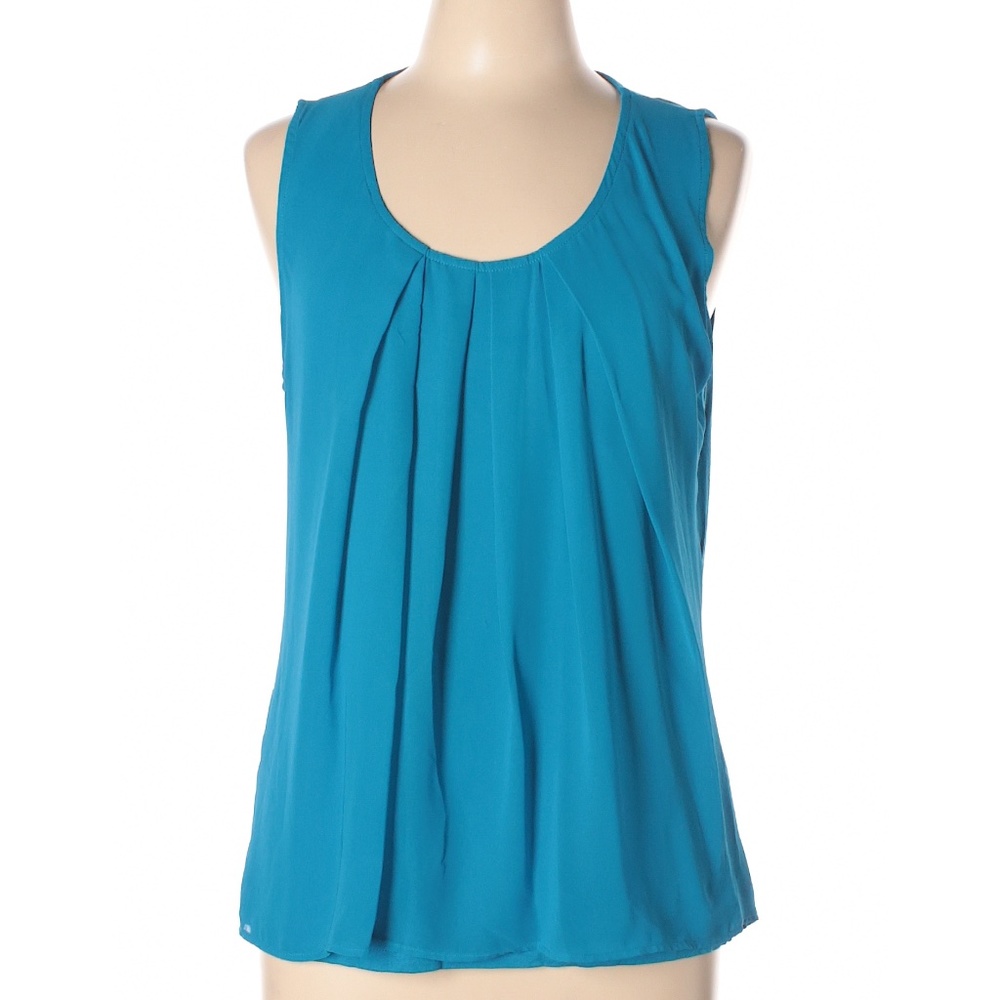 New York & Company Sleeveless Scoop Neck Top Size Large